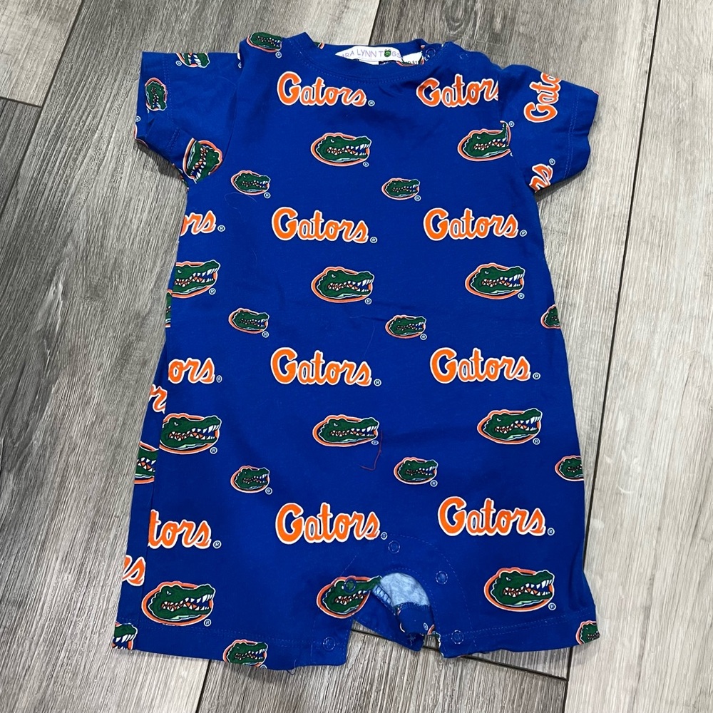 Blue Gators Baby Romper